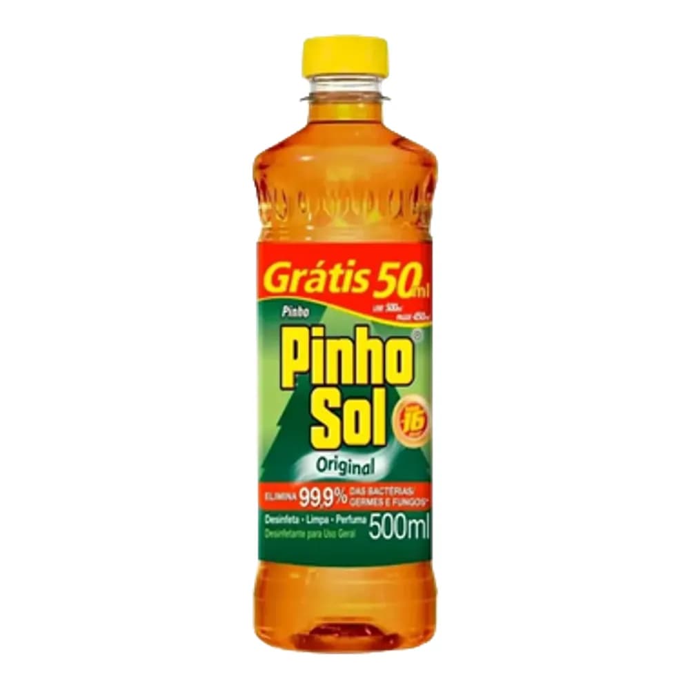 Desinfetante original pinho sol leve 500ml pague 450ml