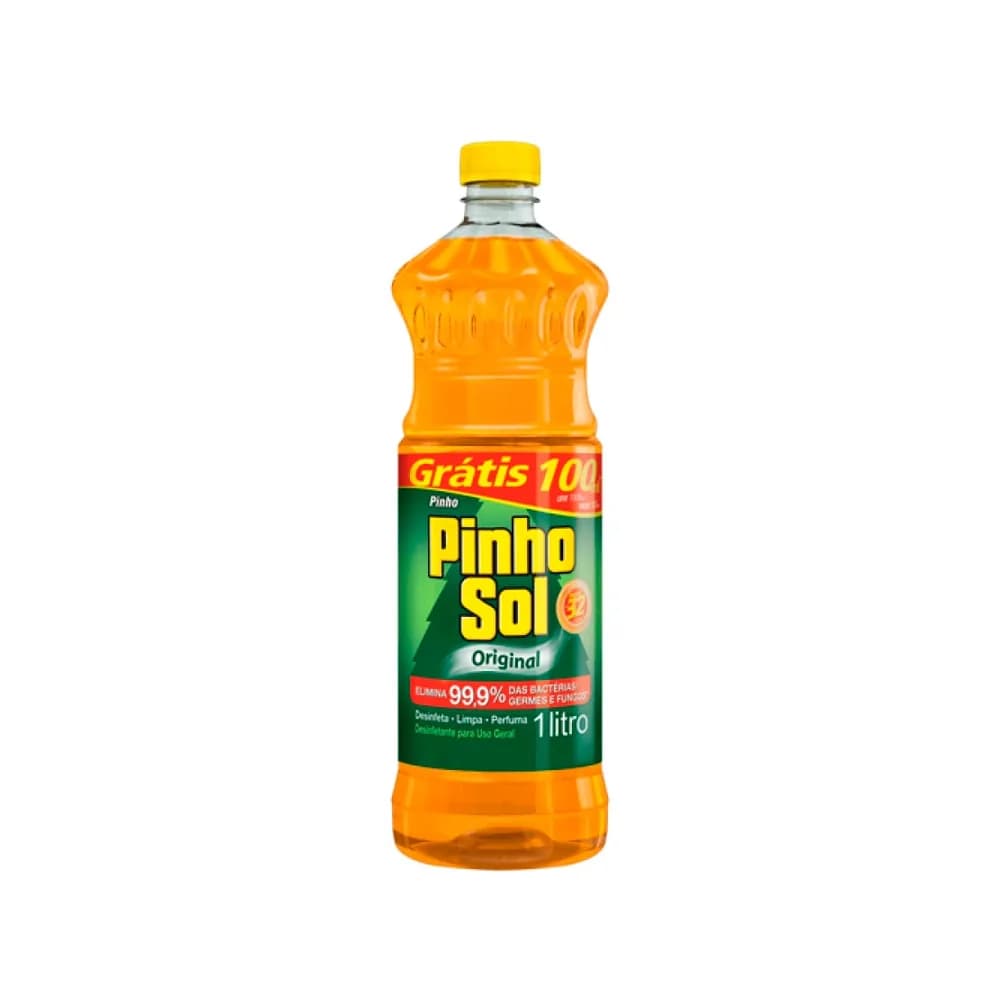 Desinfetante original pinho sol 1l gratis 100ml