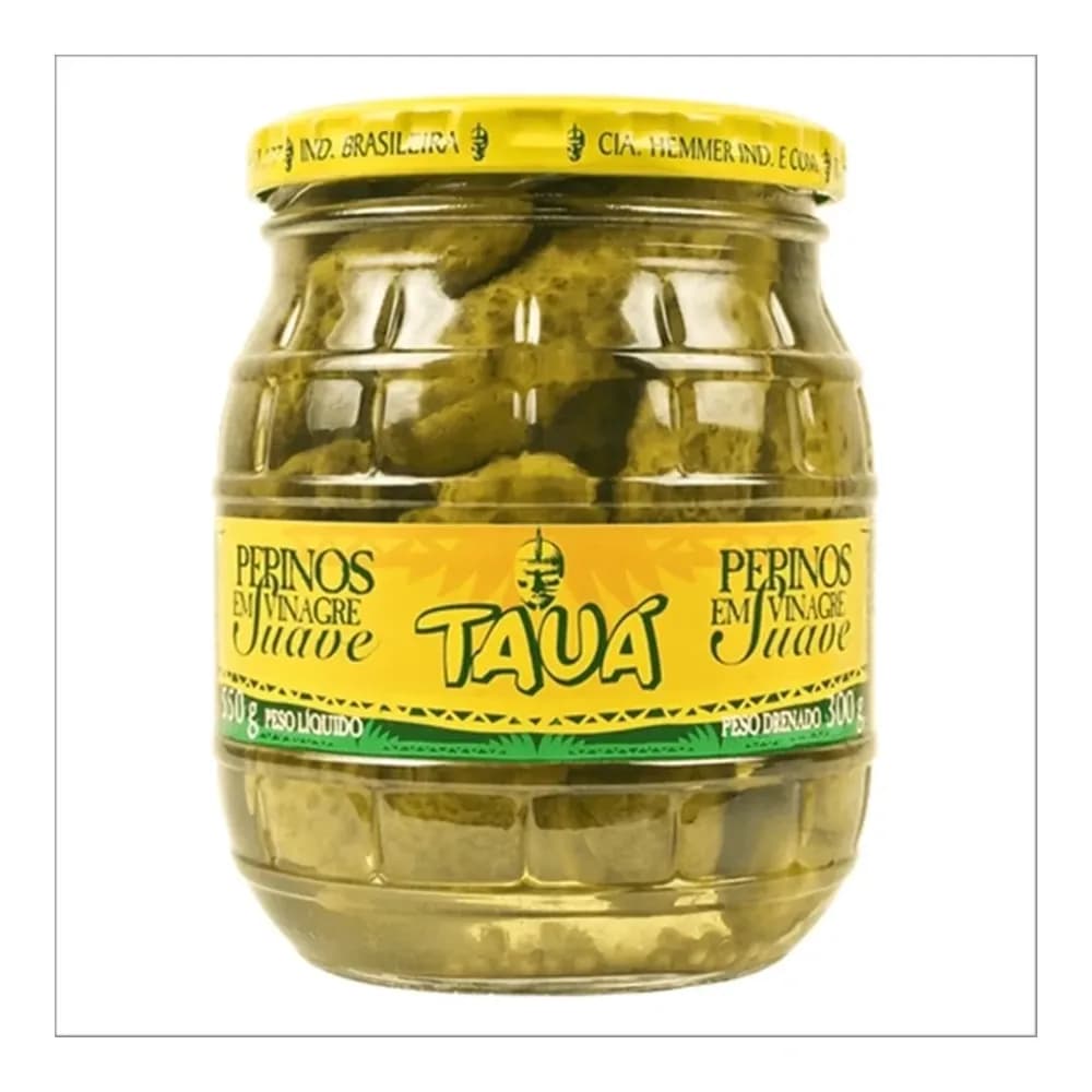 Pepino em conserva taua embalagem 300g