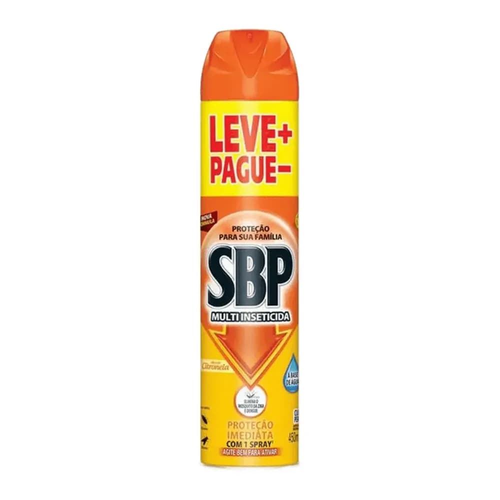 Inseticida sbp multi citronela lv450ml pg300ml