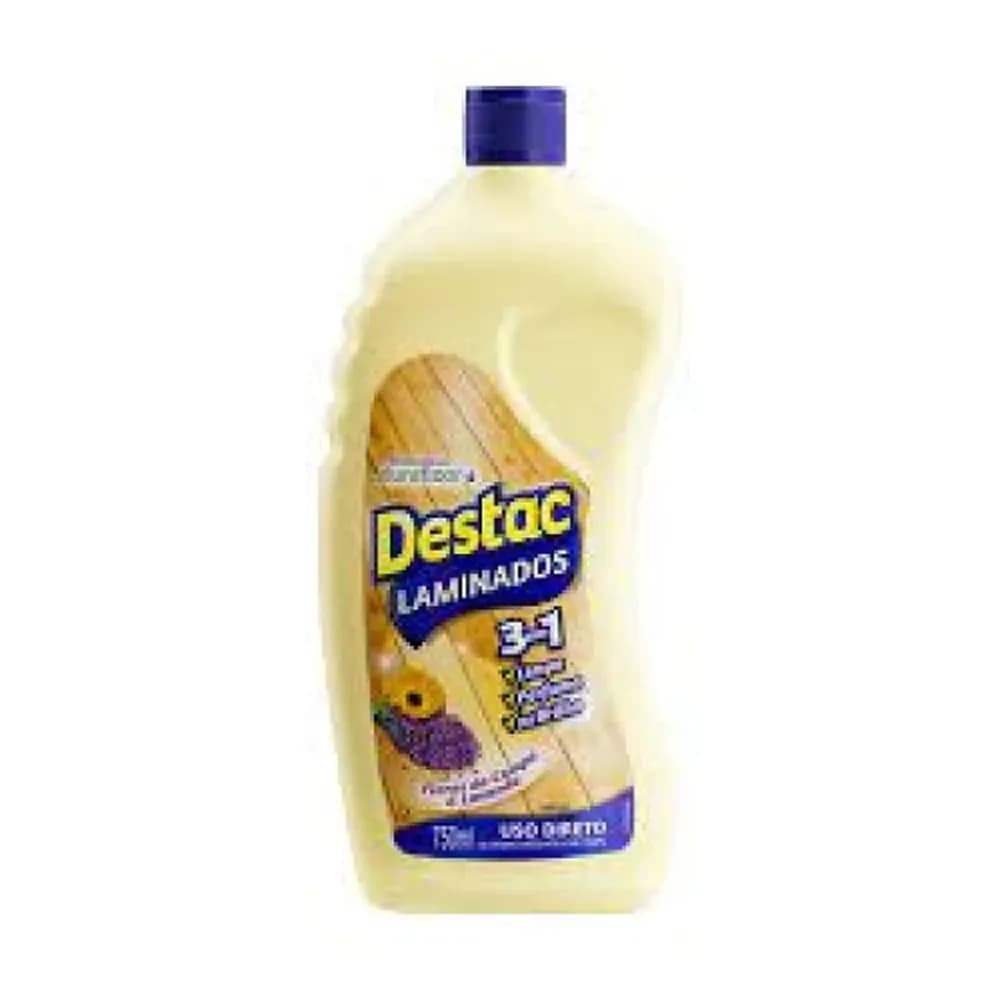 Limpa piso para pisos porcelanato ceramica lavanda e alfazema destac 750ml
