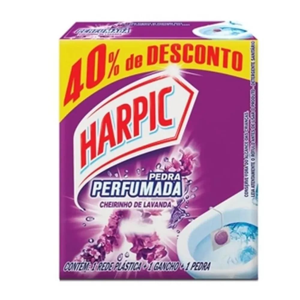 Pedra sanitaria de lavanda harpic oferta 25g