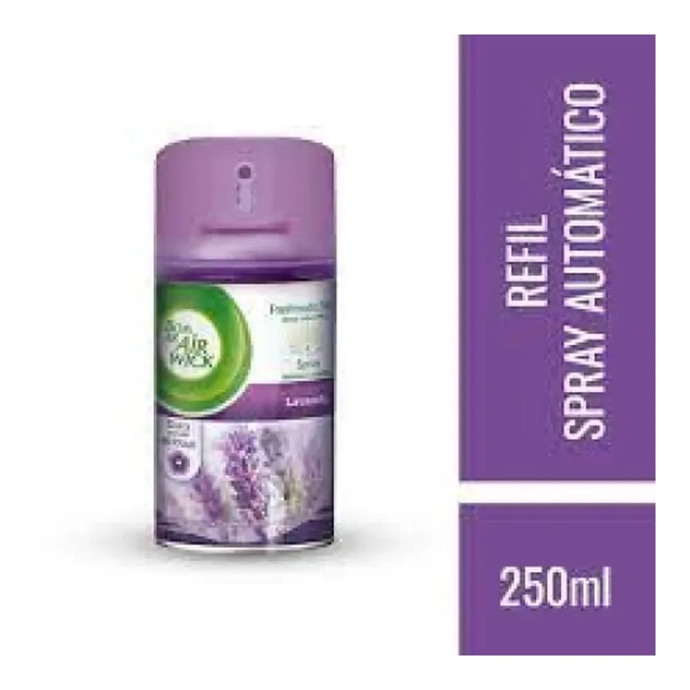 Aromatizador de ambiente automatico aerossol freshmatic campos de lavanda bom ar refil 250ml