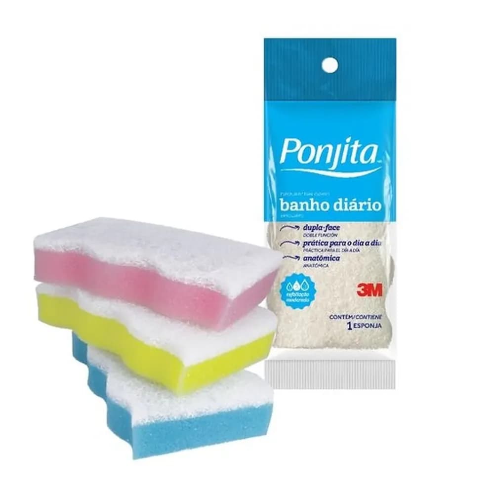 Esponja banho ponjita