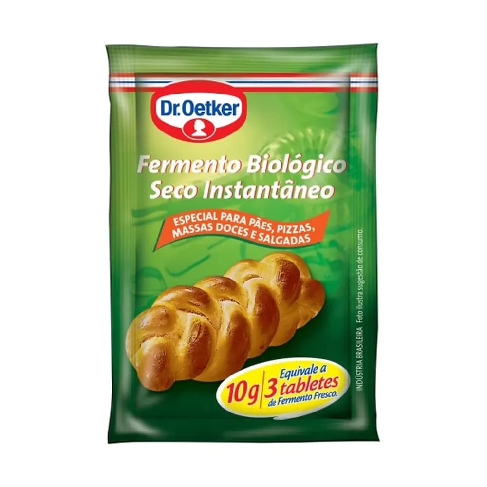 Fermento biologico dr oetker seco instantaneo sache 10g
