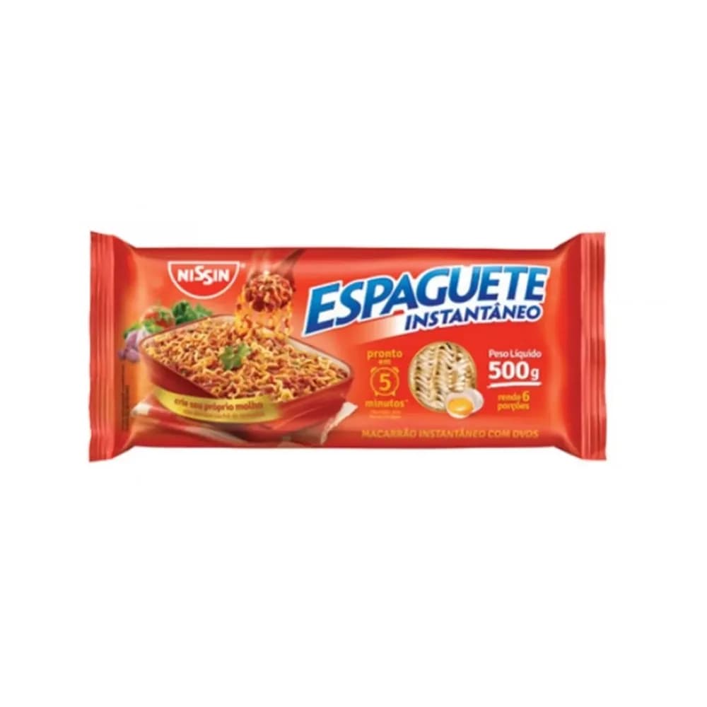 Miojo nissin lamen espaguete 500g