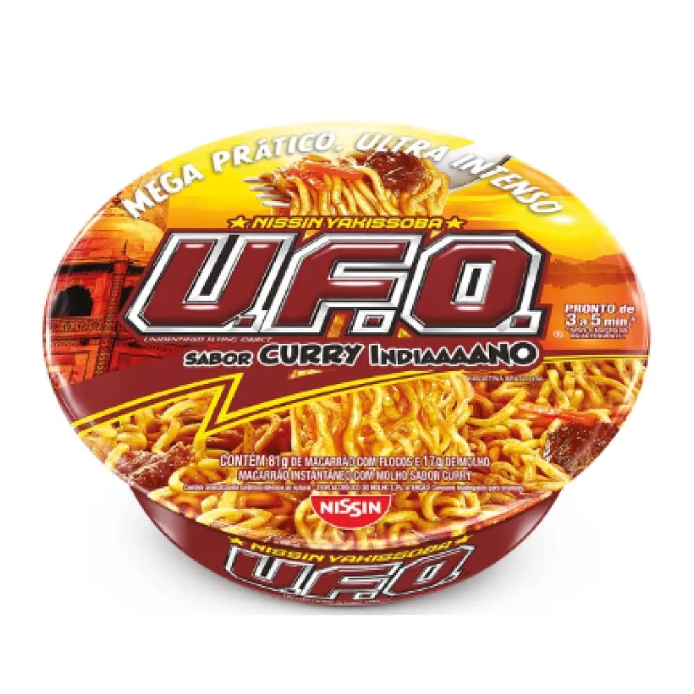 Yakisoba instantaneo ufo curry nissin 96g
