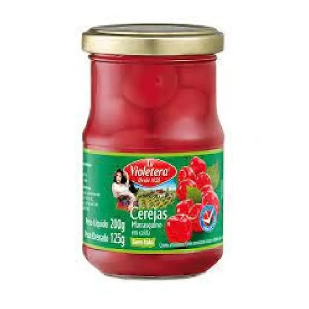 Cereja em calda la violetera vidro 125g