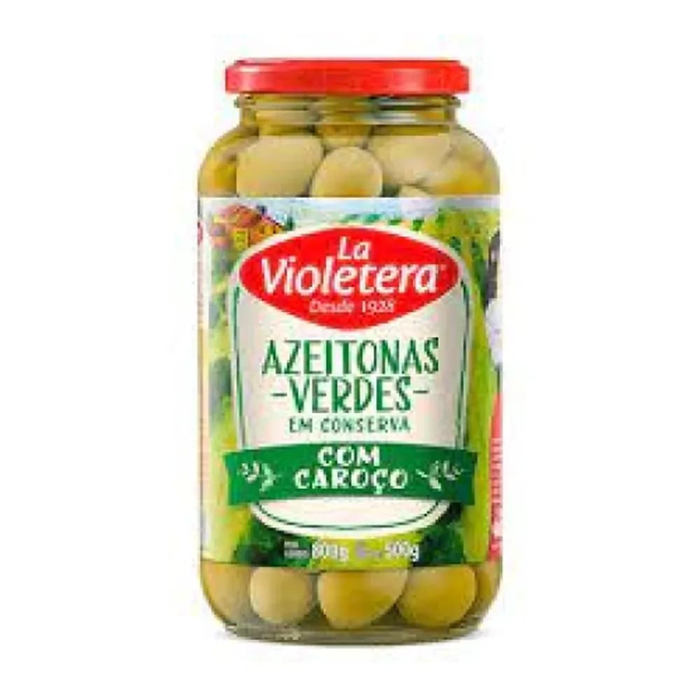 Azeitona verde la violetera 500g
