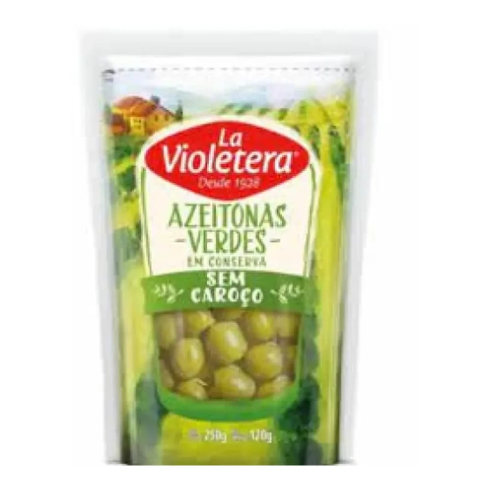Azeitona verde sem caroco la violetera 120g