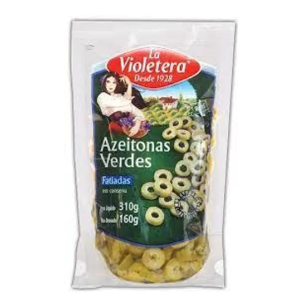 Azeitona verde la violetera fatiada 120g