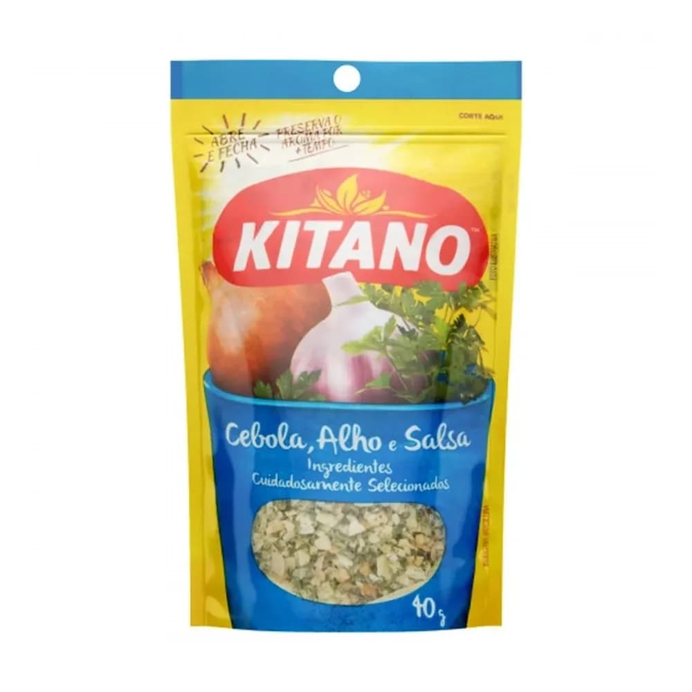 Cebola, alho e salsa kitano pouch 40g