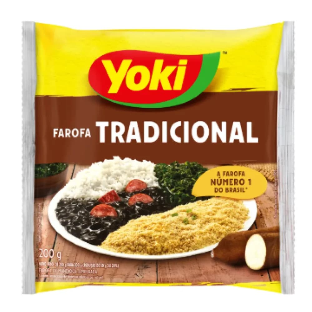 Farofa pronta yoki bacon 200g