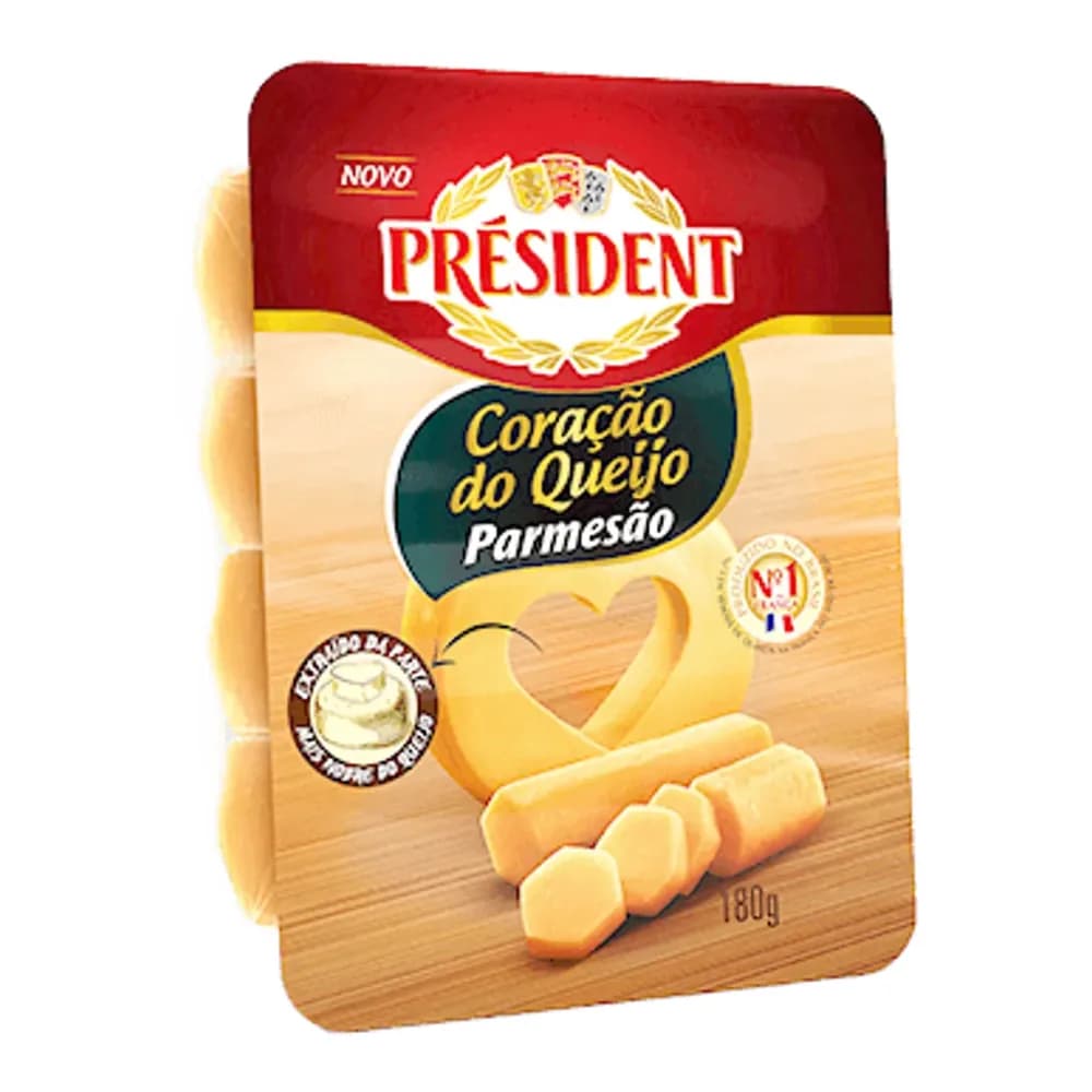 Queijo parmesao cilindro president 180g