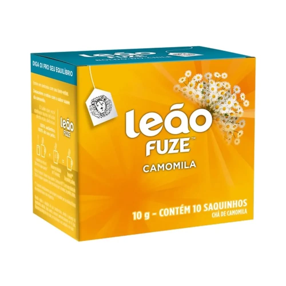 Cha de camomila lea 10g com 10un