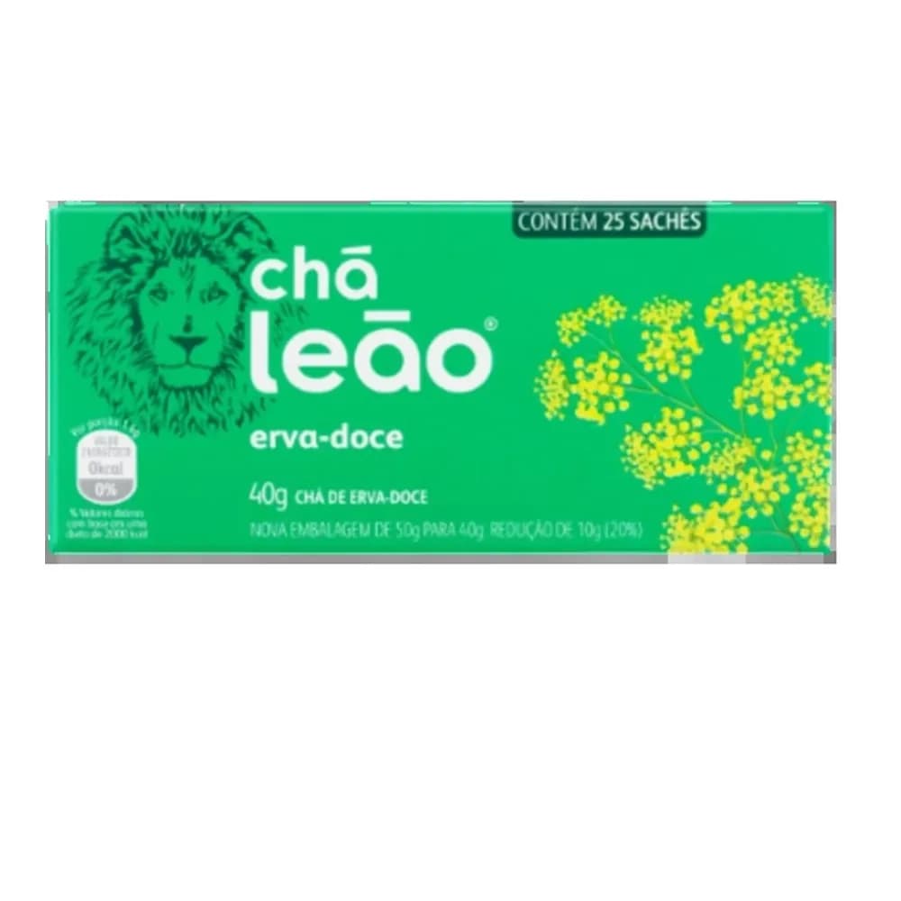 Cha leao erva doce sache 25un