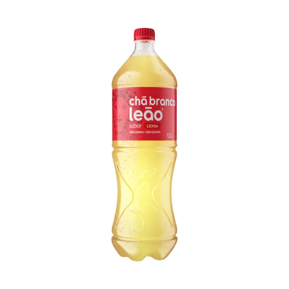 Cha branco sabor lichia leao 1,5l