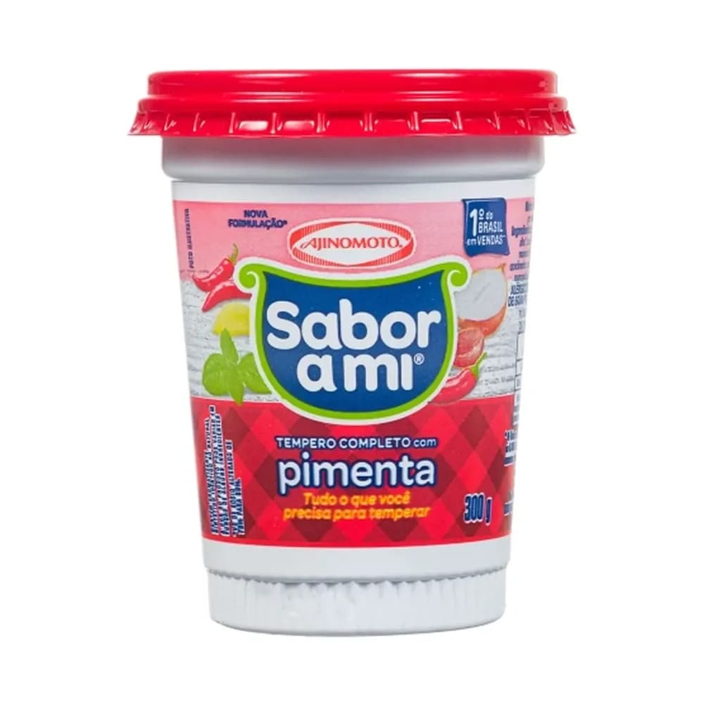 Tempero completo com pimenta sabor a mi pote 300g