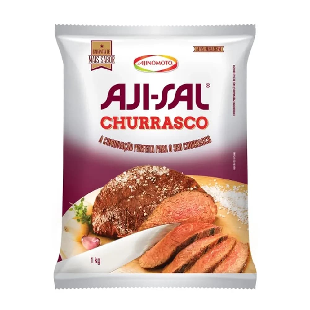 Tempero aji-sal churrasco 1kg