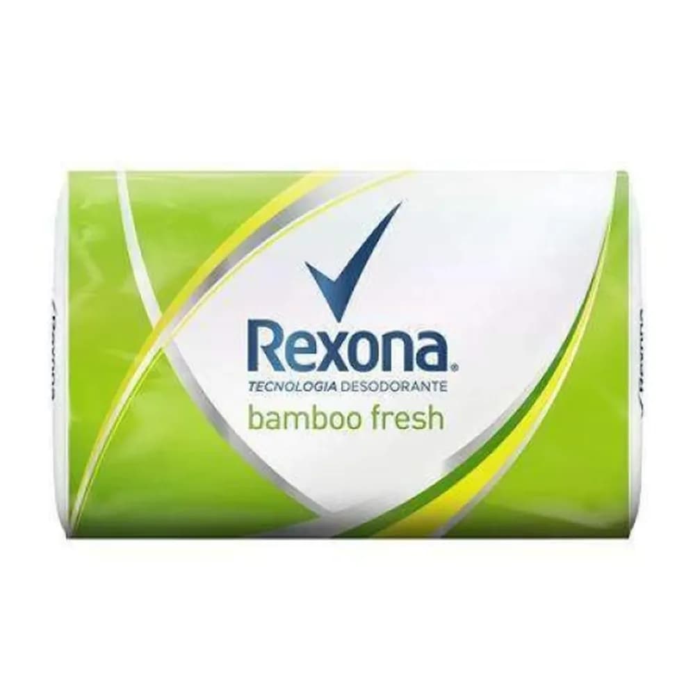 Sabonete em barra antibacterial bamboo e aloe vera rexona 84g