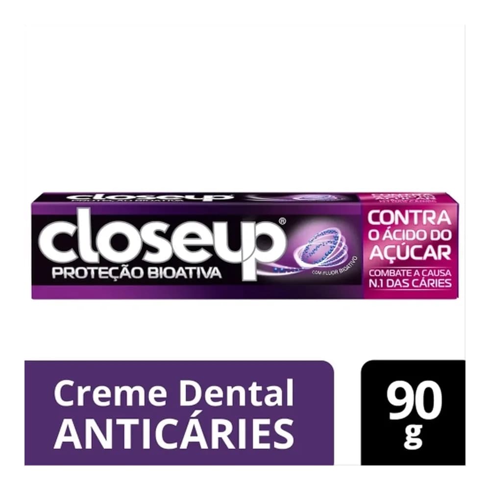 Creme dental protecao bioativa contra o acido do acucar close up 70g