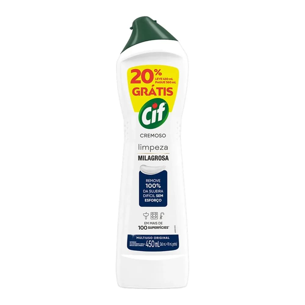 Limpador multiuso cremoso original cif oferta 450ml