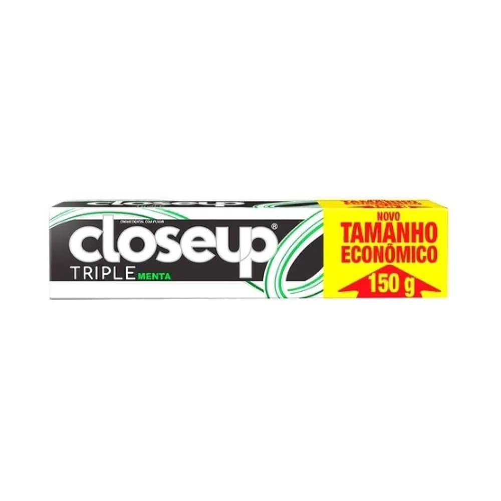 Creme dental tripla menta closeup 150g