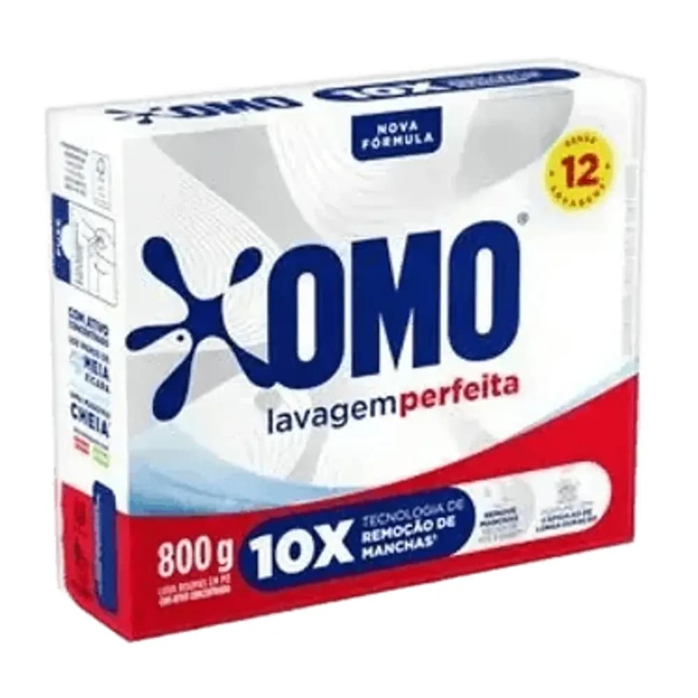 Sabao em po omo lavagem perfeita 800g