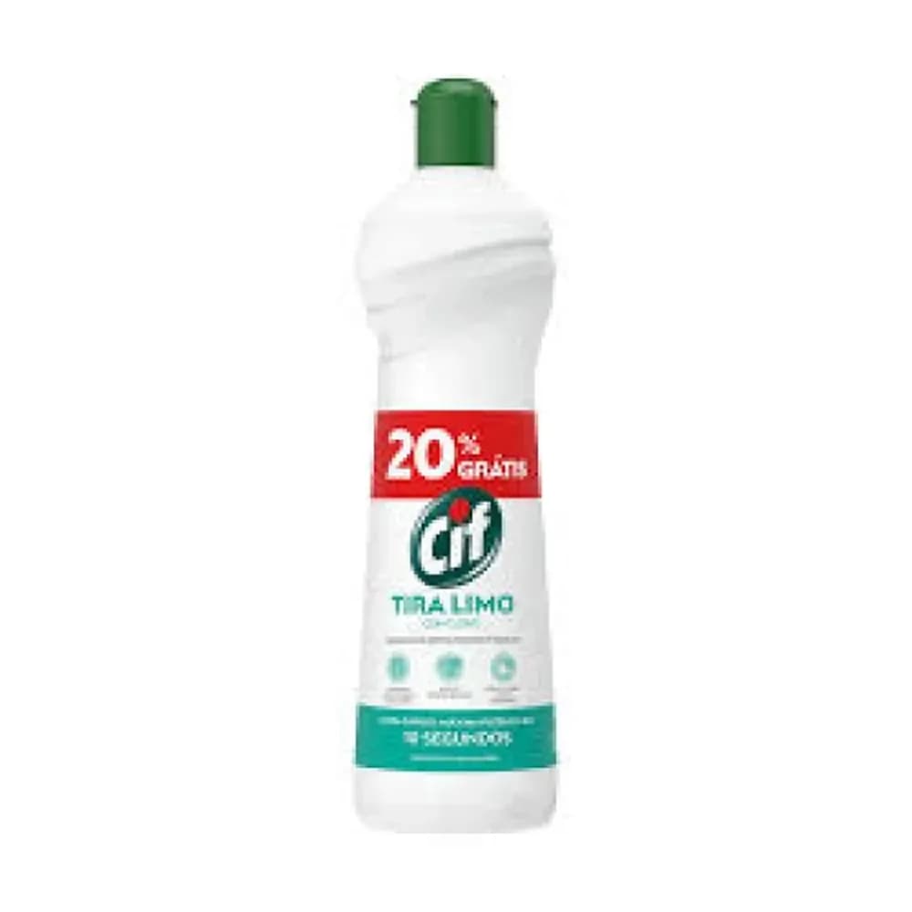 Desinfetante tira limo com cloro 20% gratis cif 500ml