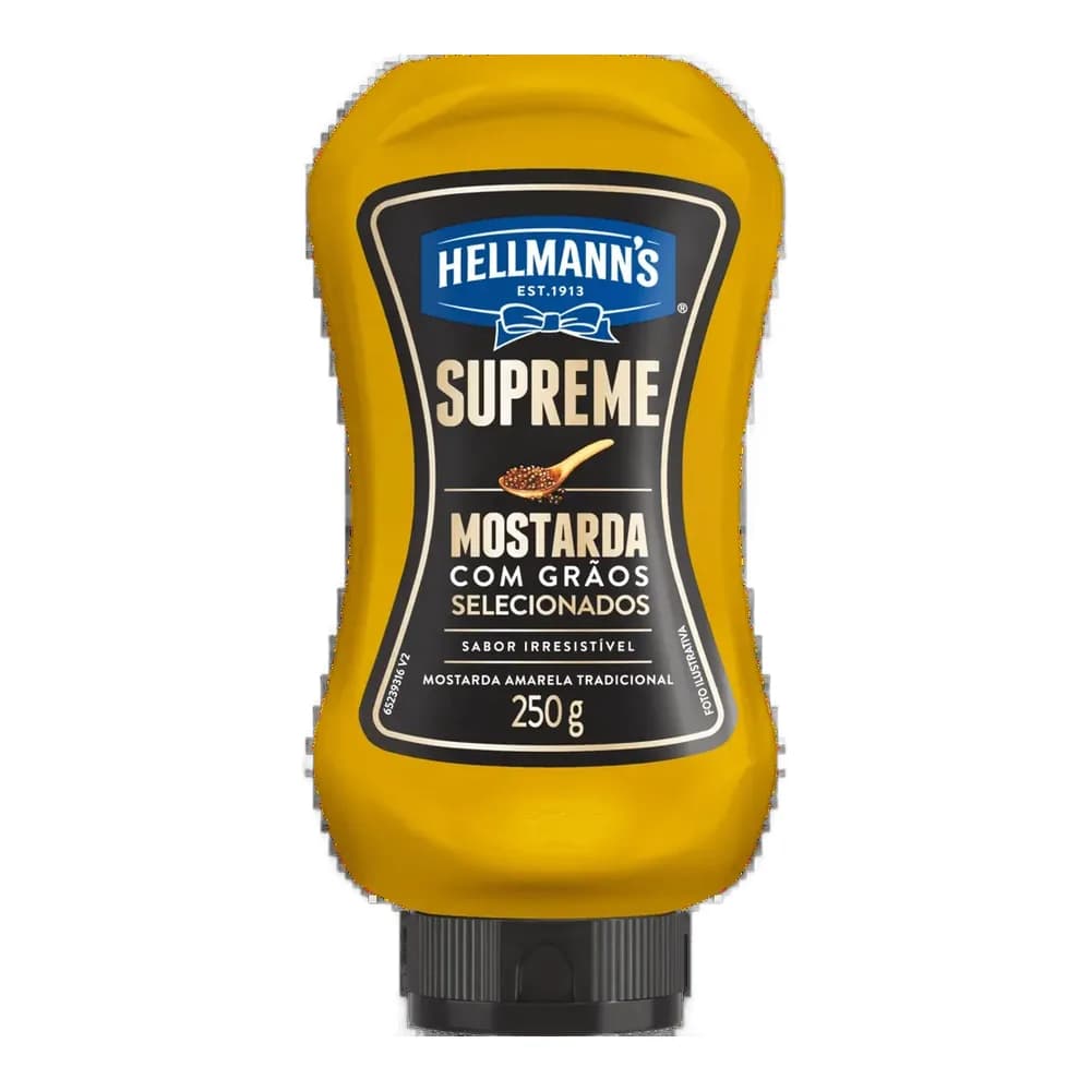 Mostarda hellmanns tradicional squeeze 250g