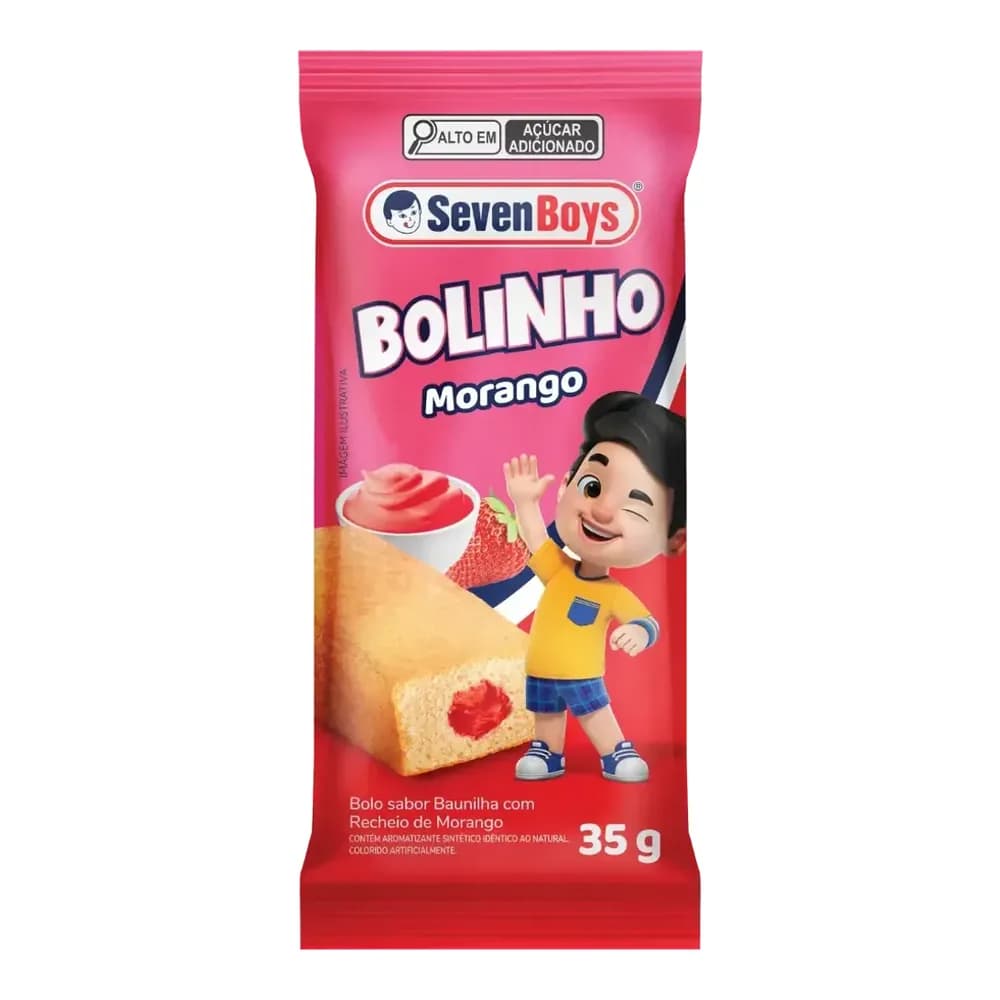 Bolinho de chocolate seven boys 35g