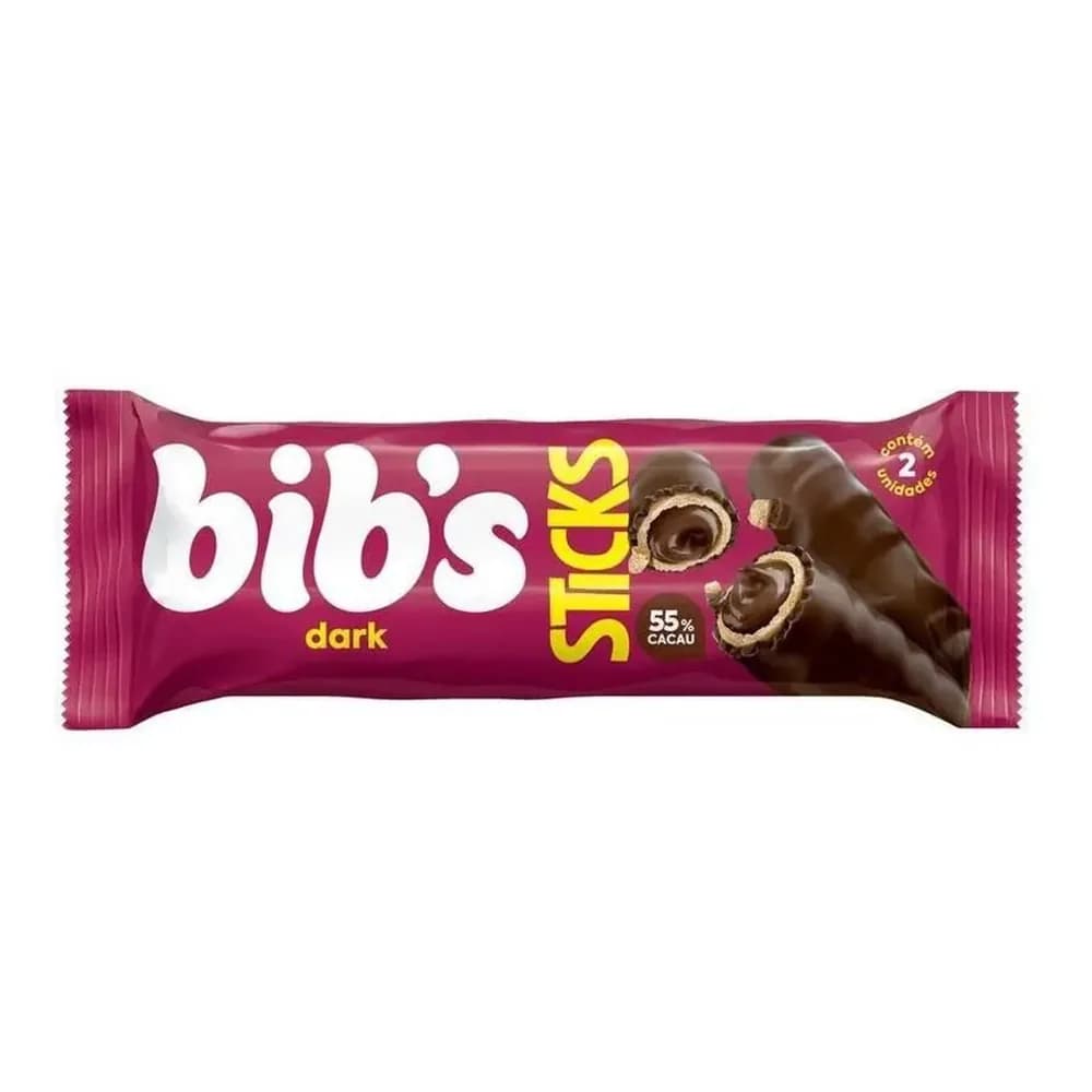 Choc bibs sticks 32g dark
