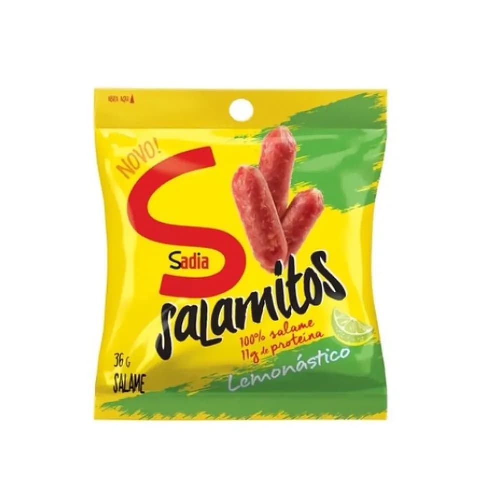 Salamitos limao sadia 36g