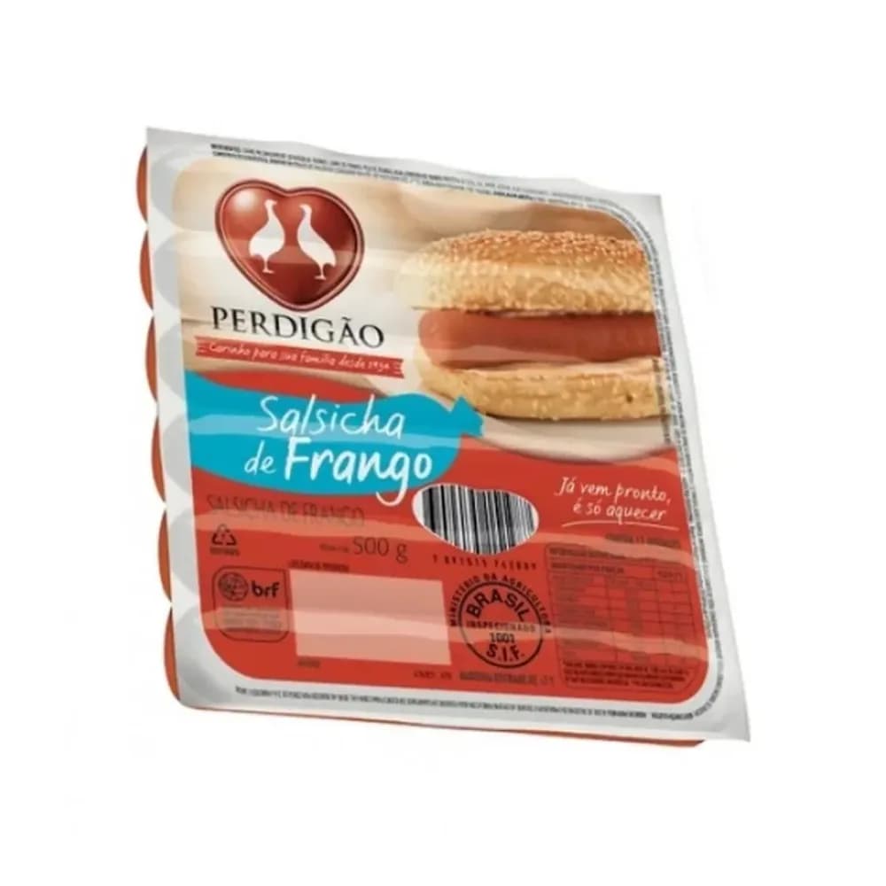Salsicha hot dog perdigao 500g