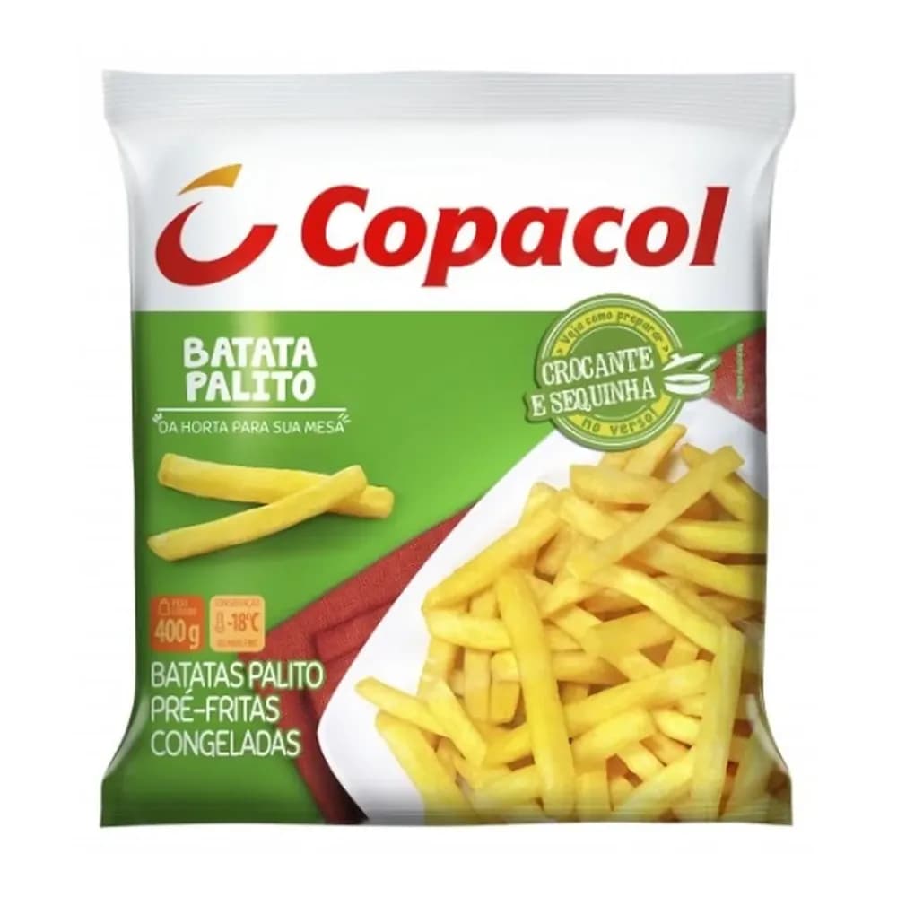 Batata palito congelada copacol pacote 400g