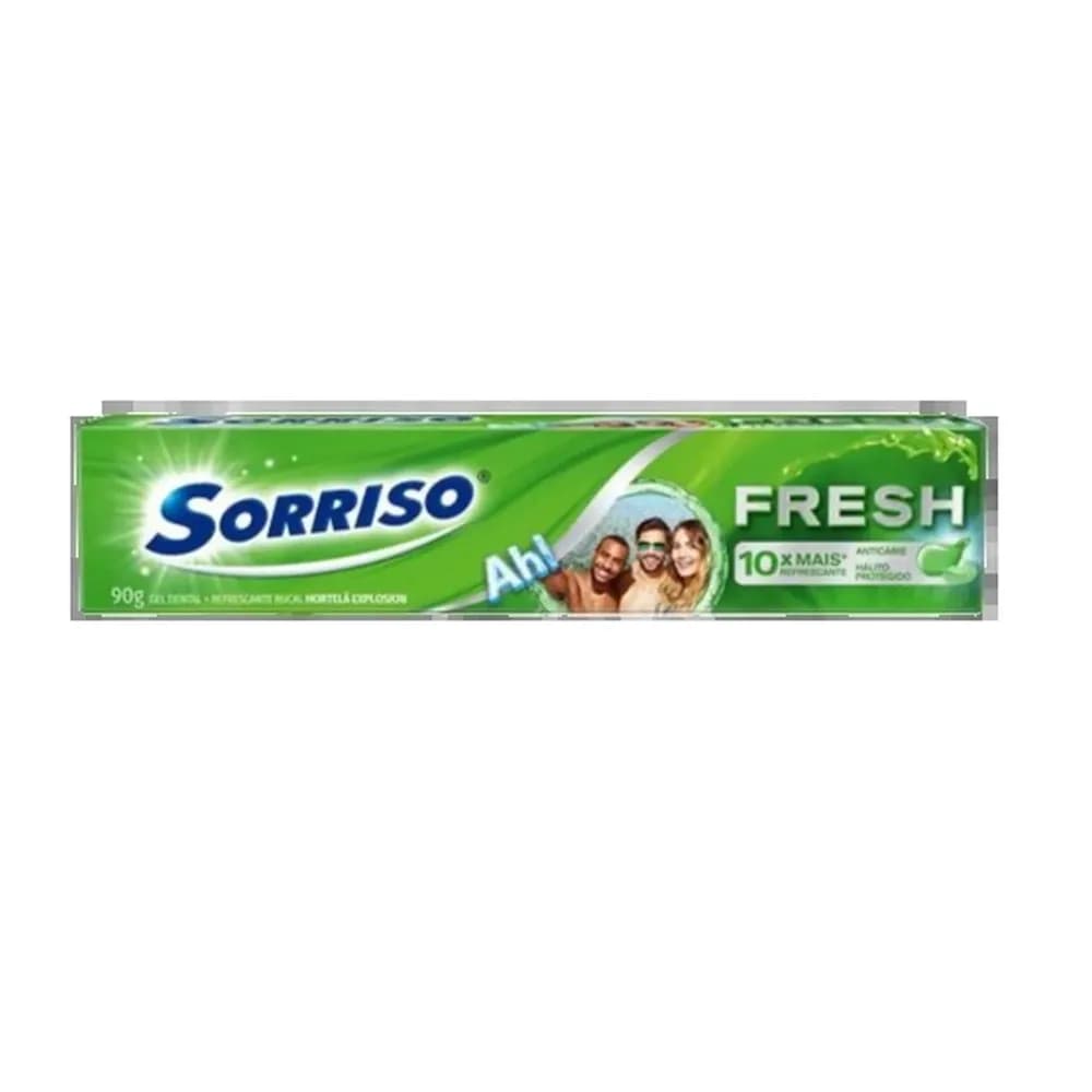 Creme dental sorriso fresh hortela explosion 90g