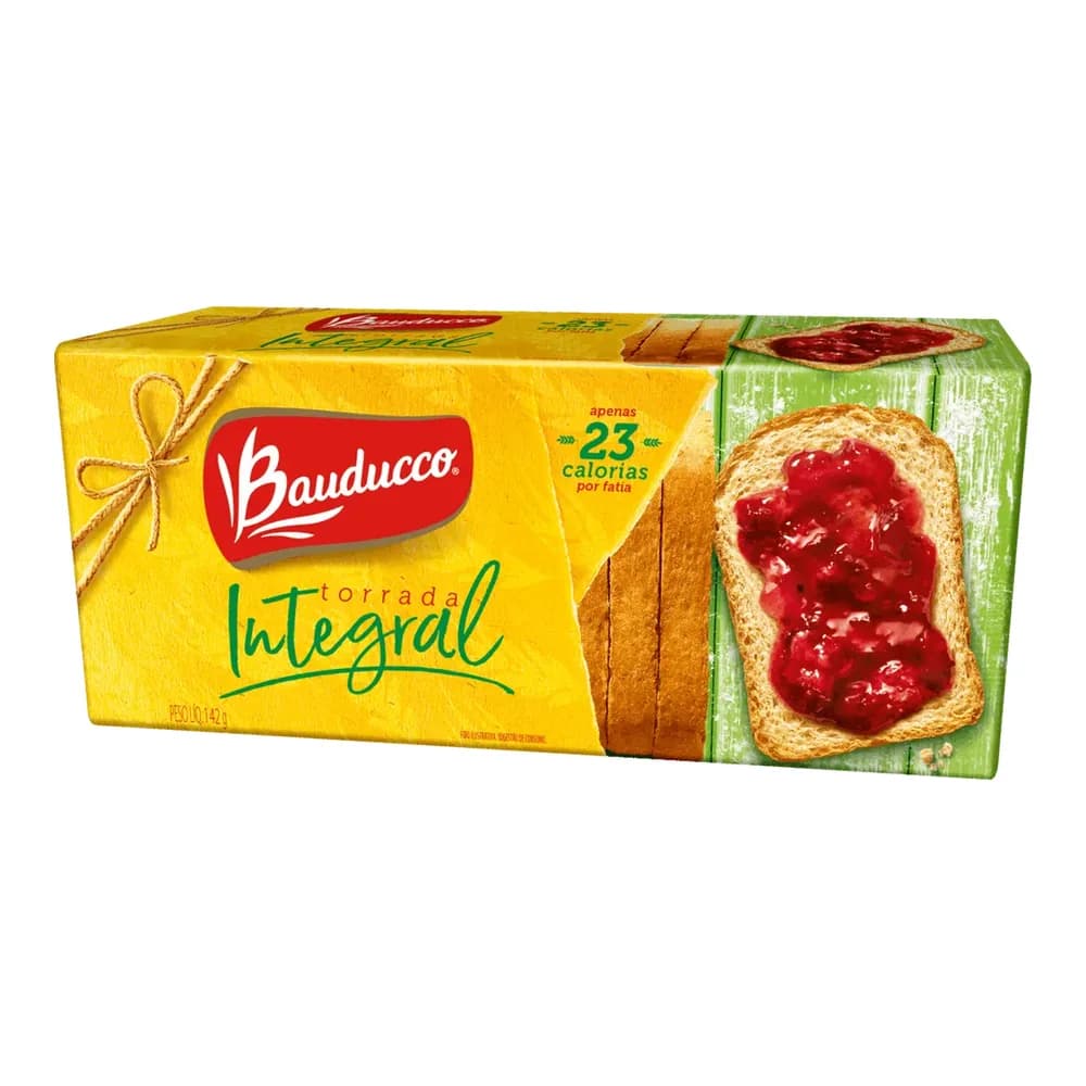Torrada integral bauducco 142g