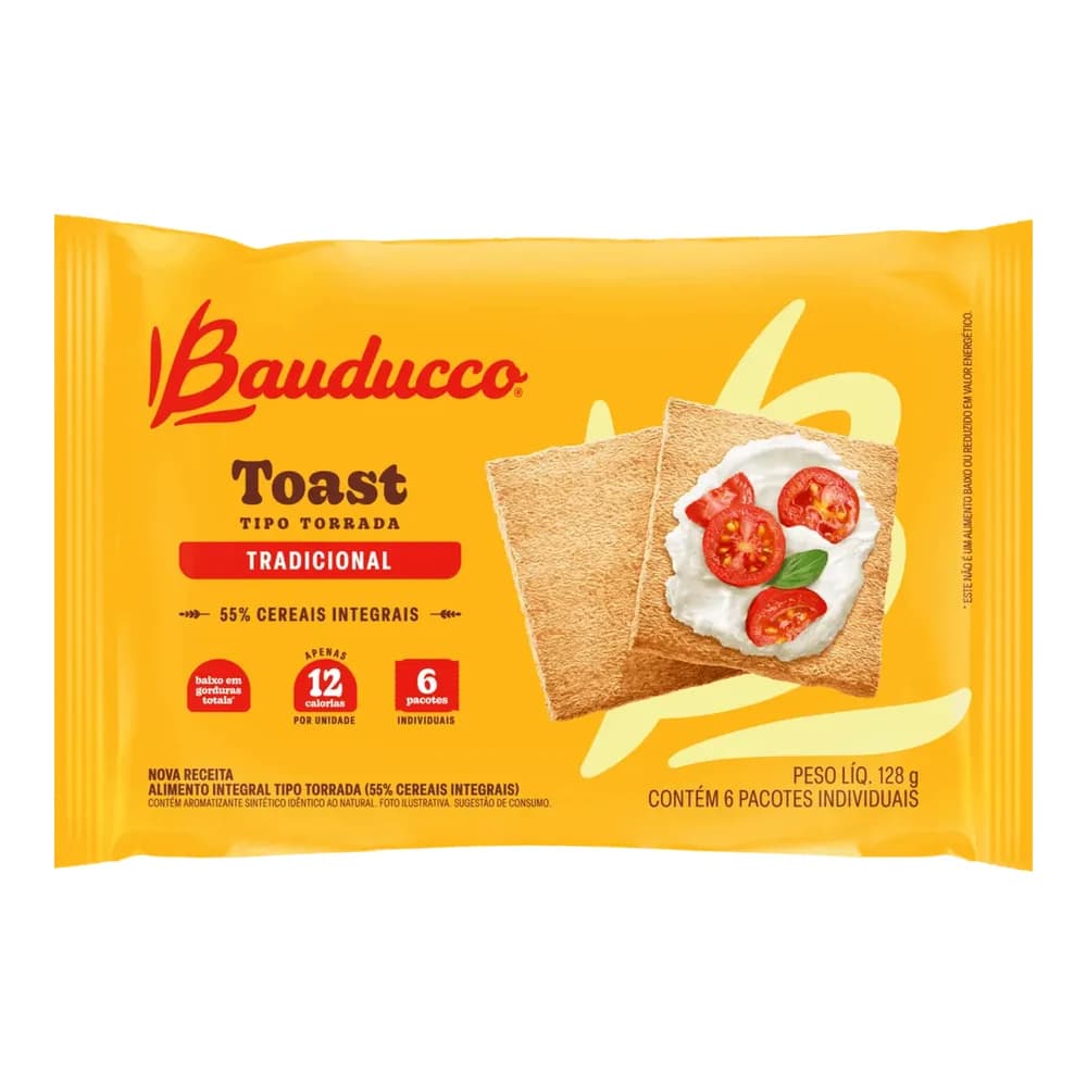 Torrada bauducco toast tradicional 128g