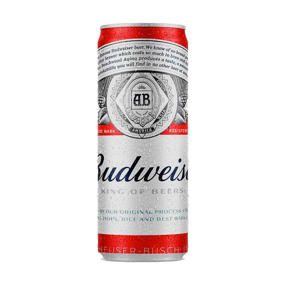 Cerveja american lager budweiser 350ml