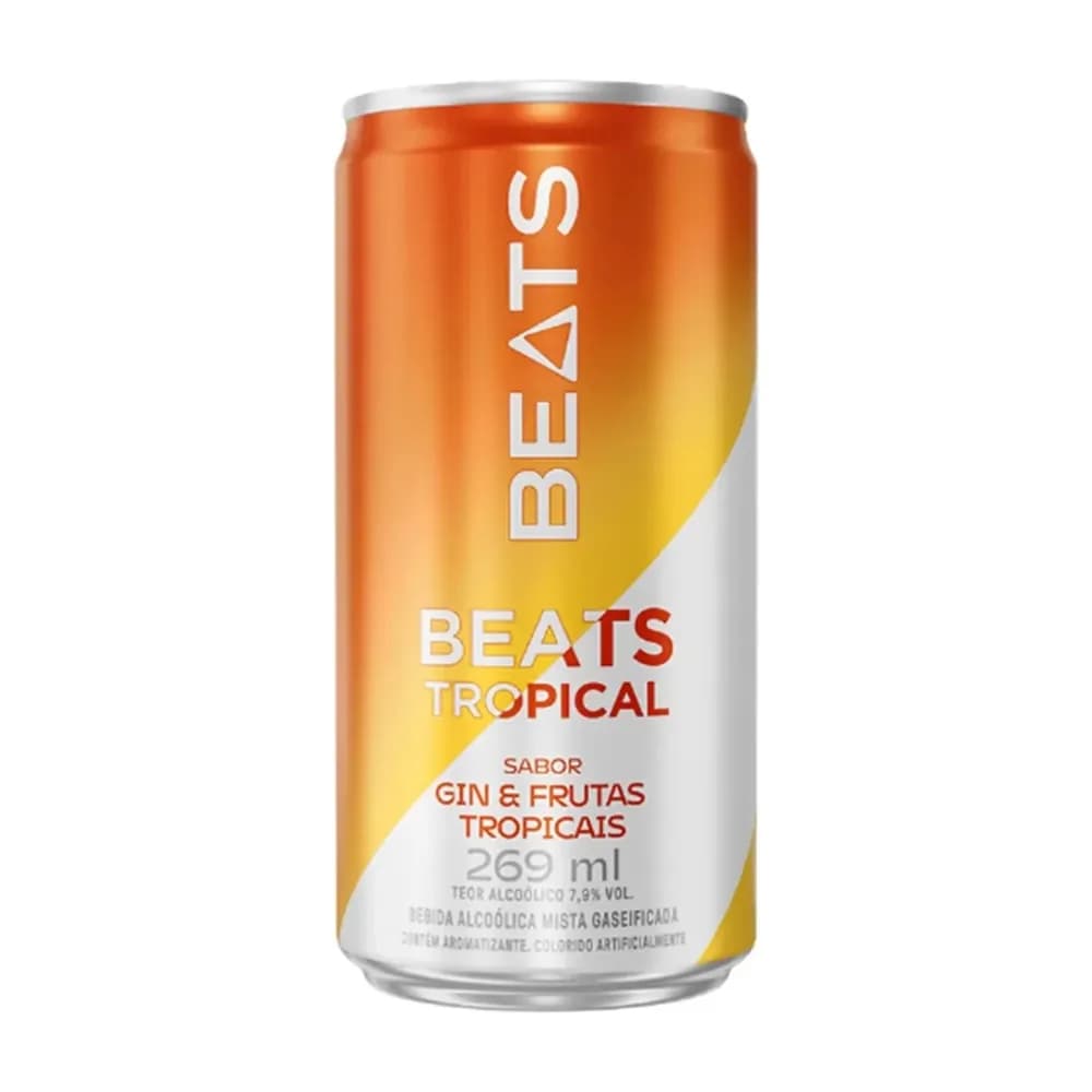 Drink pronto beats tropical 269ml lata