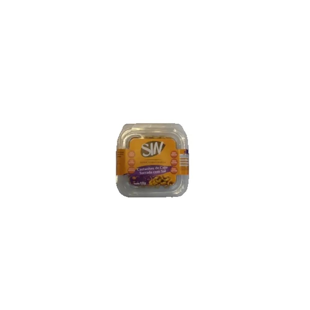 Castanha de caju sin torrada com sal 100g