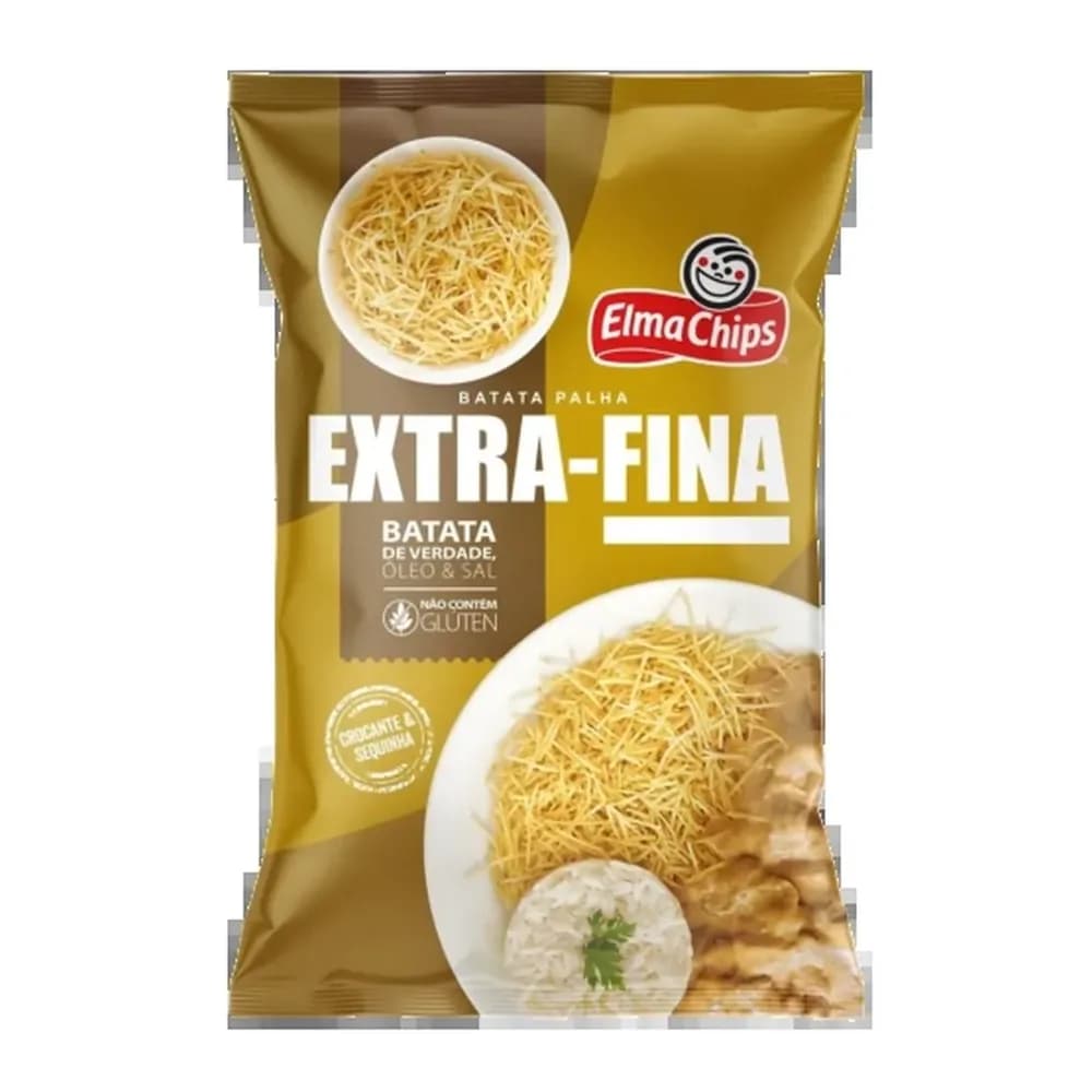 Batata palha na mesa extra fina elma chips 90g