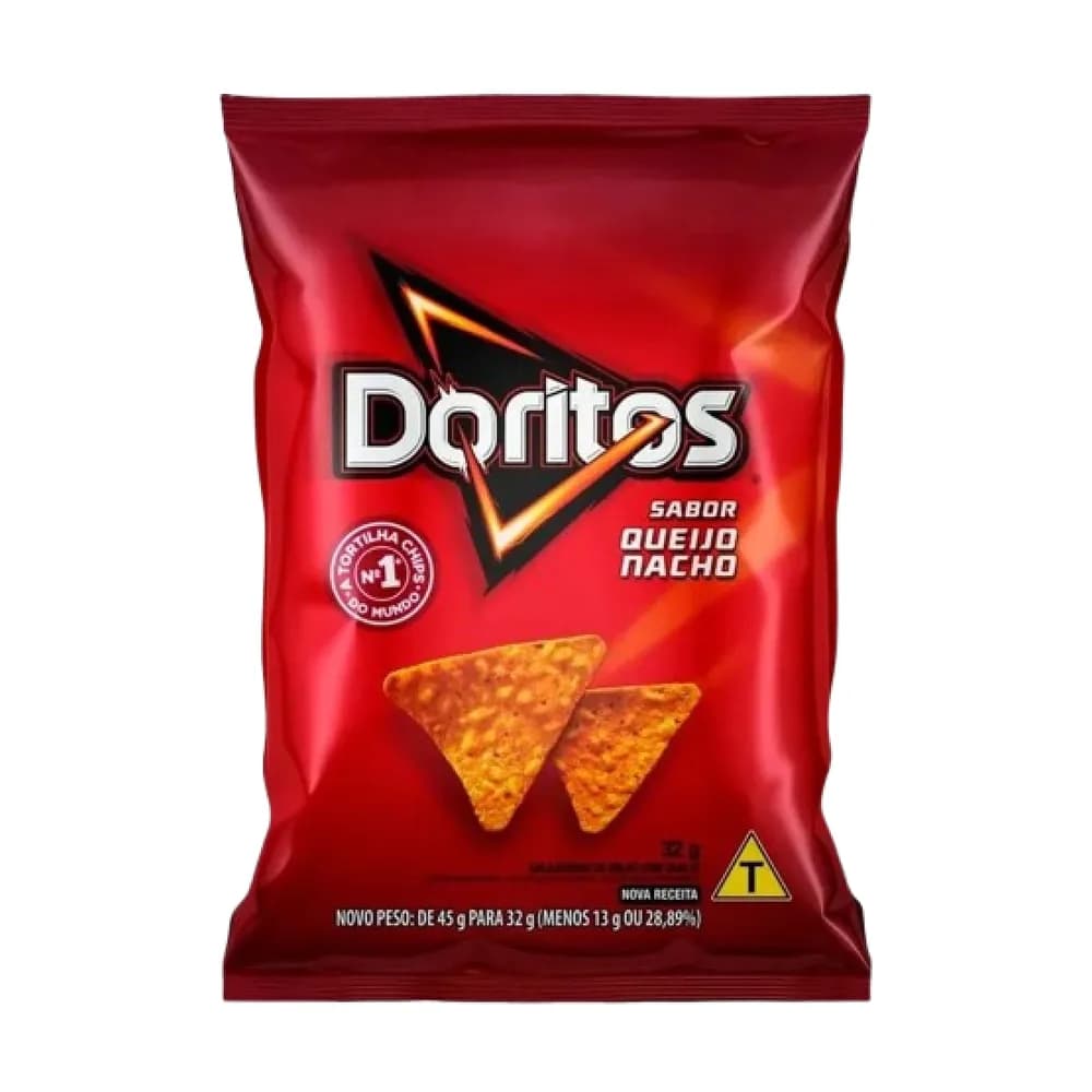 Salgadinho de milho sabor queijo nacho doritos 32g