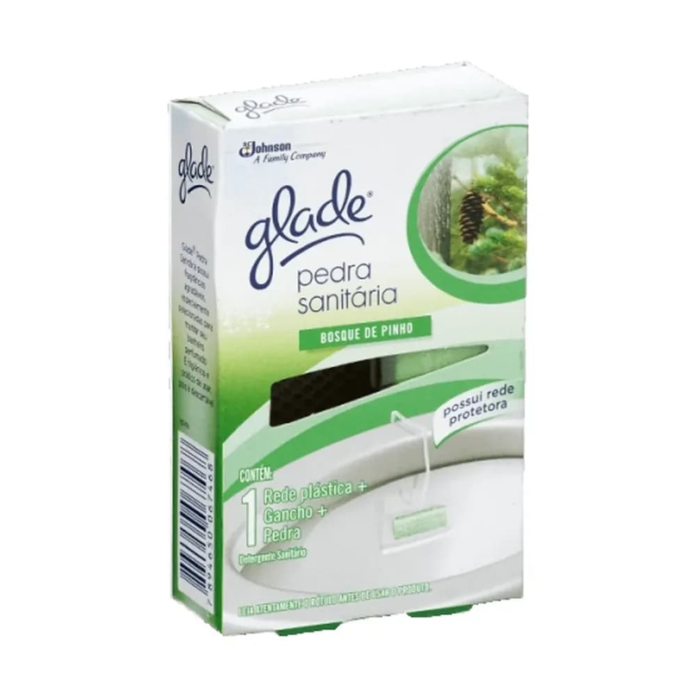 Pedra sanitaria bosque de pinho oferta glade 25g