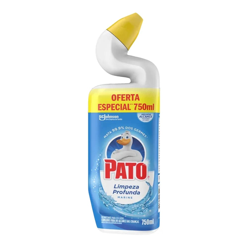Limpador sanitario limpeza profunda gel marine pato 750ml