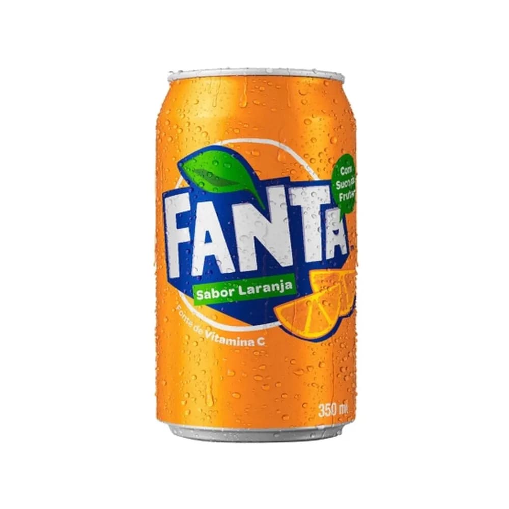 Refrigerante de laranja fanta 350ml