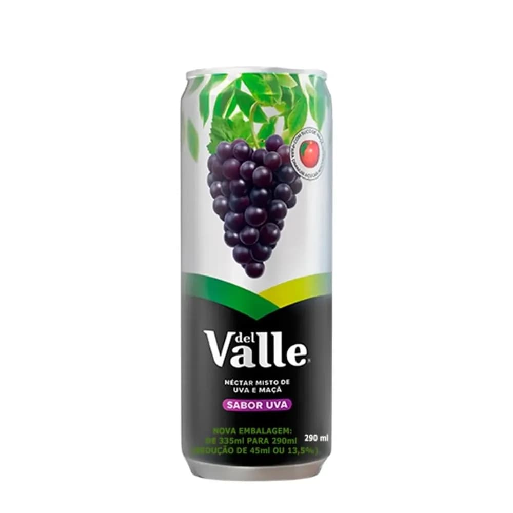 Suco nectar sabor uva del valle 290ml