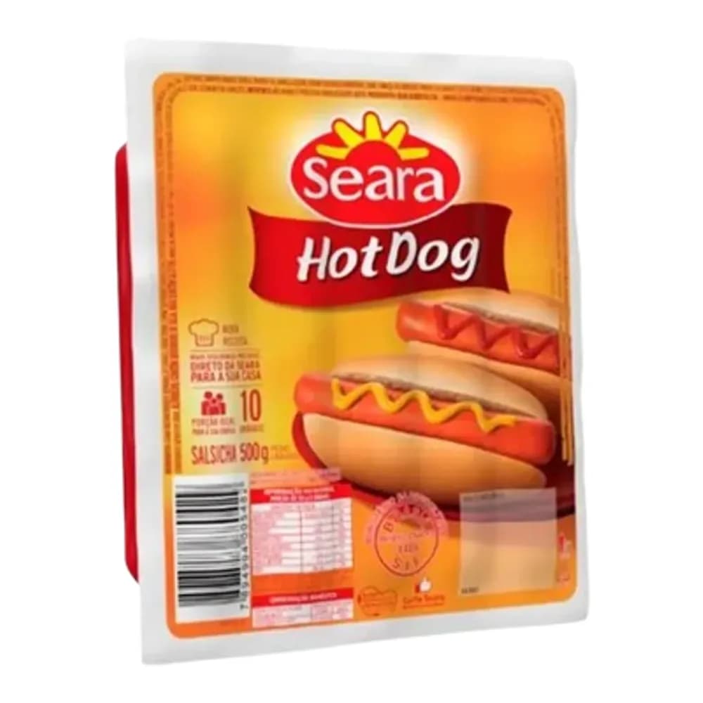 Salsicha hot dog seara 500g