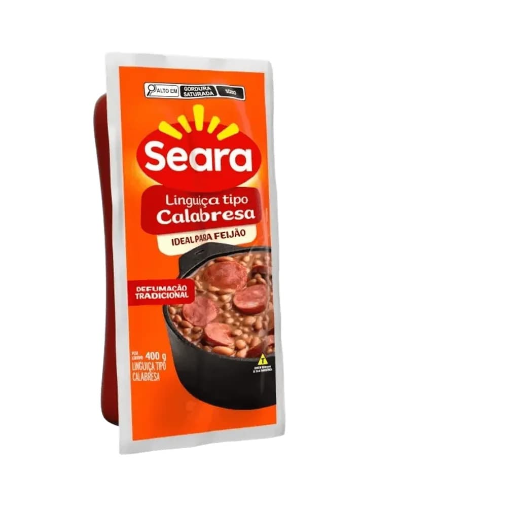 Linguica calabresa seara 400g