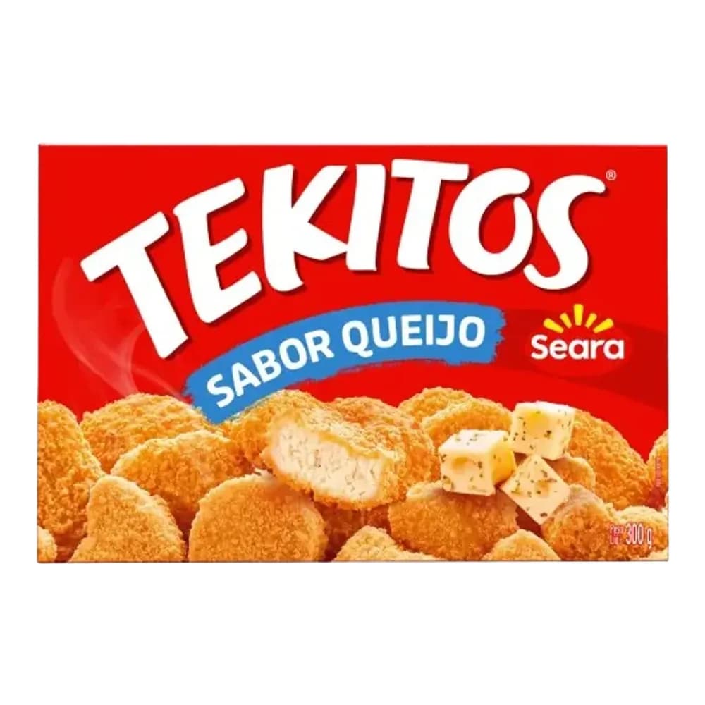 Empanado de frango queijo e oregano tekitos seara 300g